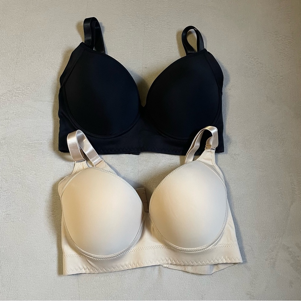 Shapedly Back Smoothing Shaping Bra Bundle - Black and Nude